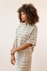 Camisa Rayas Ocre